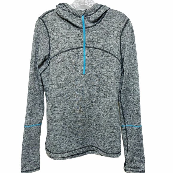 Z by Zella Large Grey Space Dye Hoodie - Picture 2 of 7